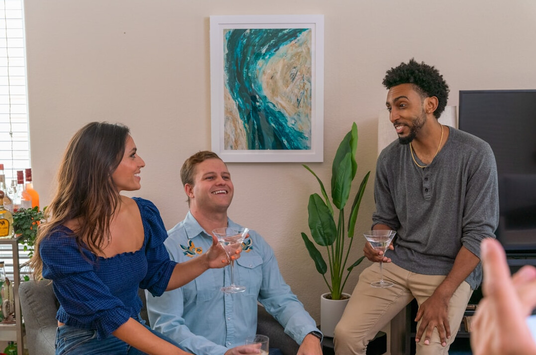 group of people discussing trends