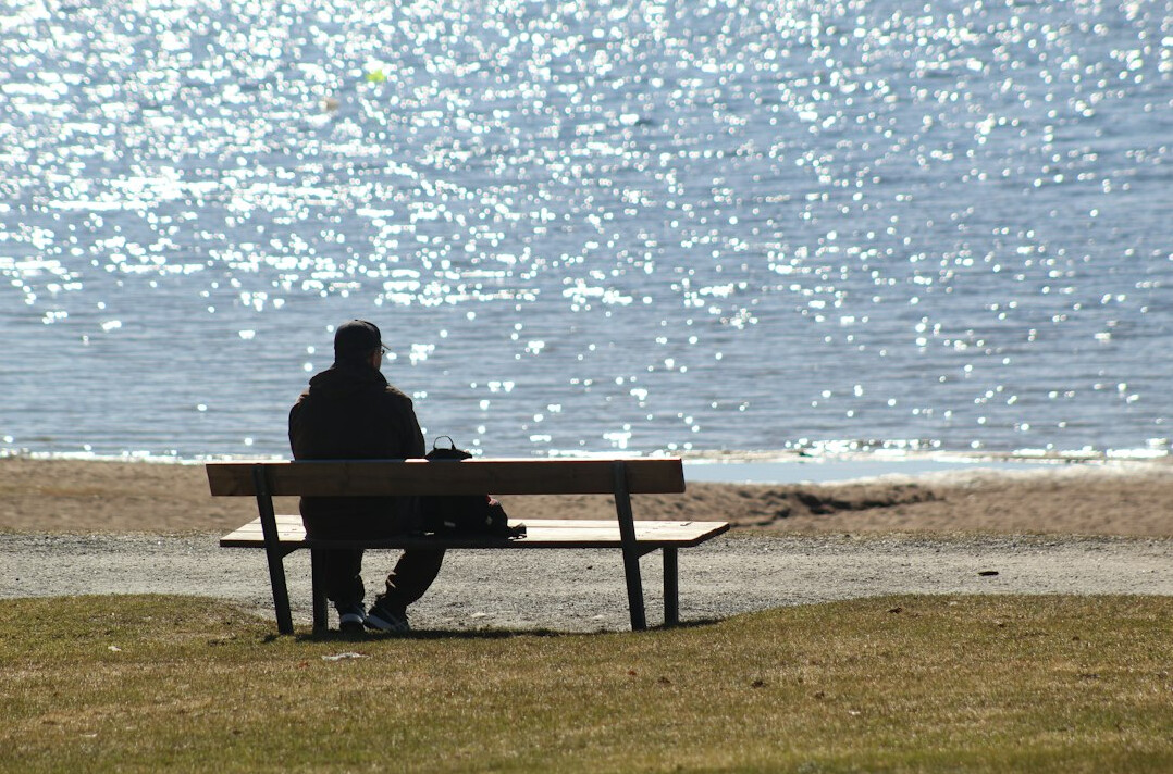 person reflecting alone